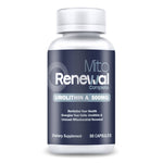 Mito Renewal Complete Urolithin A 500mg supplement bottle, front label